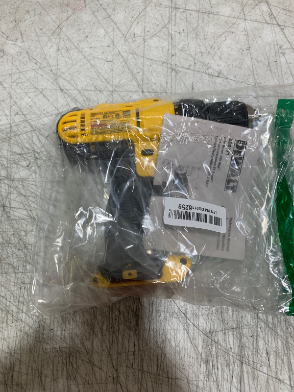 Photo 1 of Dewalt DCD771B 20V MAX Cordless Lithium-Ion 1/2 inch Compact Drill Driver - Bare Tool