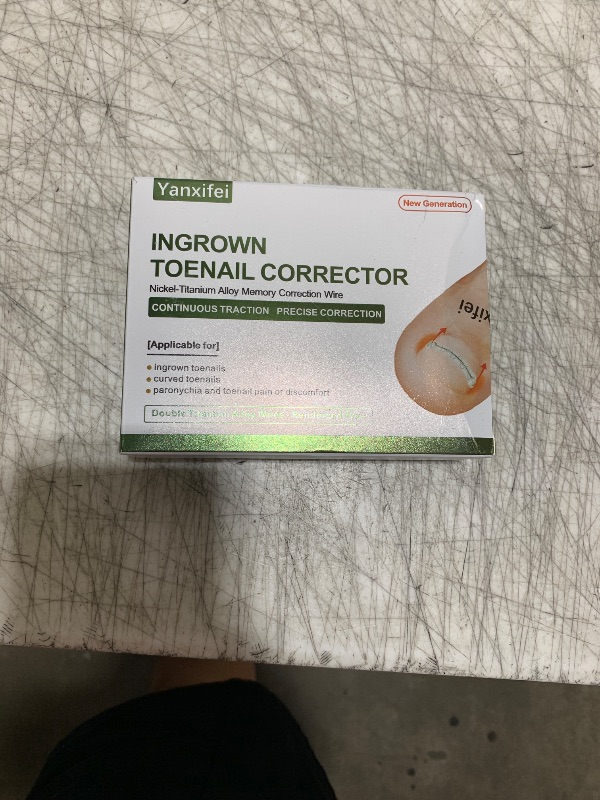 Photo 1 of Dual Nitinol Ingrown Toenail Corrector,Ingrown Toenail Treatment,Curved Toenail Straightener,Ingrown Toe Nail Relief,Ingrown Toenail Removal Kit,Big Toe Ingrown Toenail Tool (0.55in,0.66in)