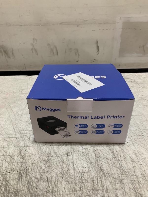 Photo 1 of Mvgges Shipping Label Printer Bluetooth, 4X6 Thermal Label Printer for Shipping Packages, Support Windows, Mac, iOS, Android, Used for Amazon, Ebay, UPS, USPS, Shopify