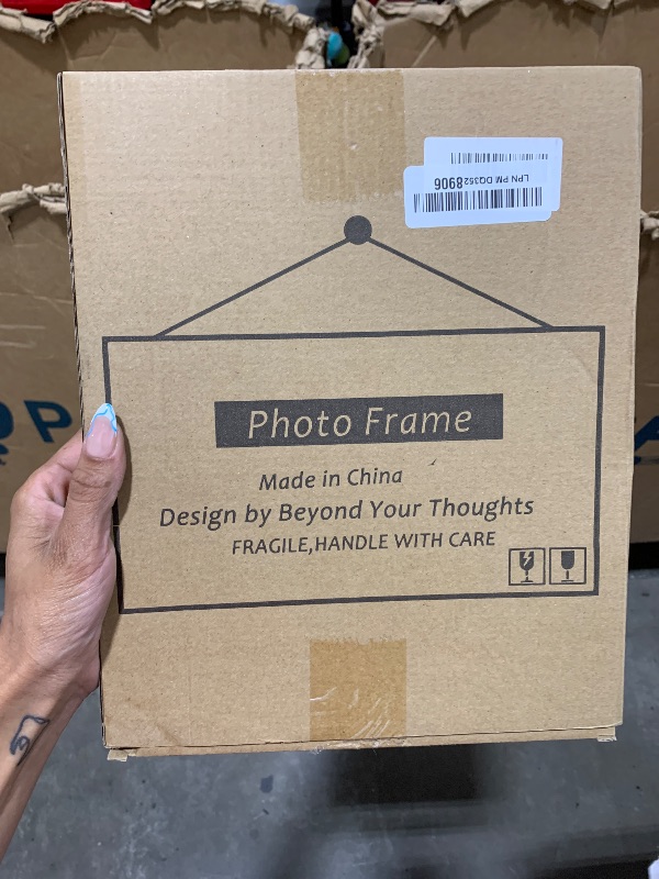 Photo 1 of Beyond Your Thoughts Blue 8X10 with Matted for 5X7 Real Wood + Real Glass (Hang/Stand) Picture Photo Frame for Wall and Table Top-Mounting Hardware Included(1 Pack)