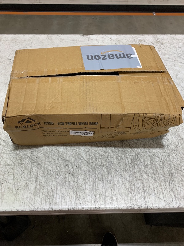 Photo 1 of ROBLOCK Car Ramps for Lift and Vehicle Maintenance, Portable Low Profile Car Ramps for Garage, Heavy Duty Tire Ramps for Low Chassis Cars and Support Jack, 17.5''x10''x3.14'', 2 PCS