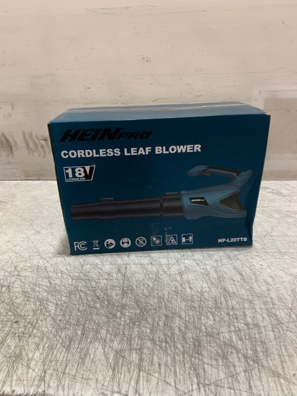 Photo 1 of HEINPRO Cordless Leaf Blower Up to 500CFM Compatible with Makita 18V Battery (No Battery), Electric Leaf Blower Cordless with 5 Speed Modes, Handheld Battery Powered Leaf Blowers for Lawn Care