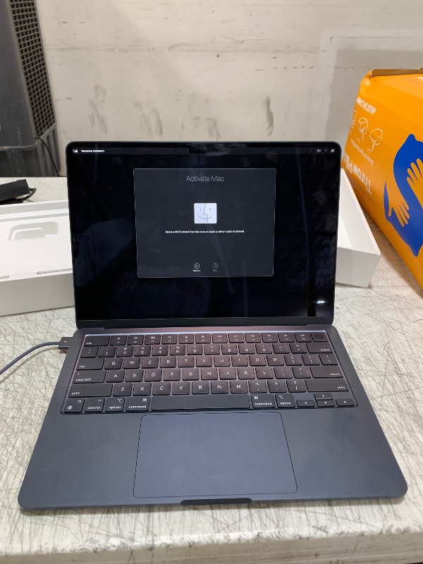 Photo 1 of Apple 2022 MacBook Air Laptop with M2 chip: Built for Apple Intelligence, 13.6-inch Liquid Retina Display, 16GB RAM, 256GB SSD Storage, Backlit Keyboard, 1080p FaceTime HD Camera; Midnight