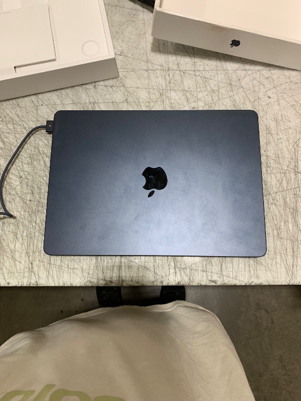 Photo 1 of Apple 2022 MacBook Air Laptop with M2 chip: Built for Apple Intelligence, 13.6-inch Liquid Retina Display, 16GB RAM, 256GB SSD Storage, Backlit Keyboard, 1080p FaceTime HD Camera; Midnight