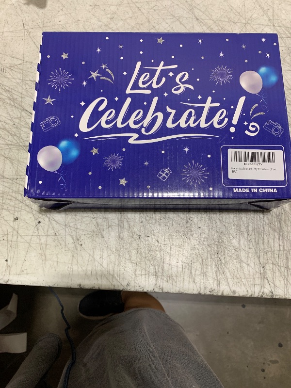 Photo 1 of Graduation decorations class of 2025,graduation backdrop sign,Congrats grad banner,Hanging Swirls,Blue grad balloons for men women graduation party decorations?Blue?
