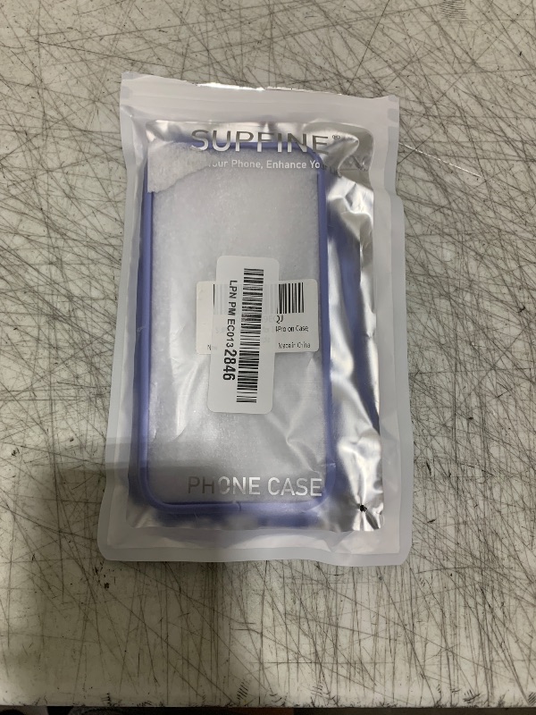 Photo 1 of SUPFINE Magnetic for iPhone 14 Pro Case (Compatible with MagSafe) (Military Grade Drop Protection) Slim Translucent Matte Shockproof with Anti-Fingerprint Phone Case,Blue Purple