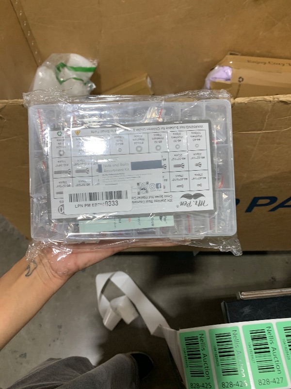 Photo 1 of Mr. Pen- Nuts and Bolts Assortment Kit, 900 pcs, Stainless Steel, Phillips Flat Head Assorted Nuts and Bolts, Nut Bolt and Washer Assortment