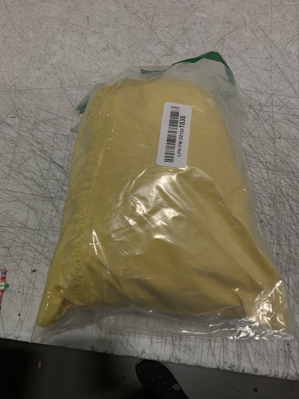 Photo 1 of KOOGAL Waterproof Dog Raincoat Hooded Slicker Poncho Raincoat for Medium Large Dogs, Adjustable Dog Rain Coat Jacket(Yellow, 6XL)