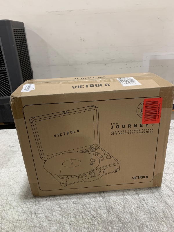 Photo 1 of Victrola Journey+ Bluetooth Suitcase Record Player, Black (VSC-500SB-BLK)