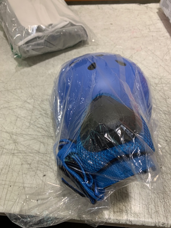 Photo 1 of Adjustable Kids Helmet with Knee Pad, Elbow Pads & Wrist Guards - Toddler Bike Helmets for Ages 3-5, 5-8, 8-14 Years - Perfect for Skating, Biking, Cycling, and Skateboard - for Boys and Girls