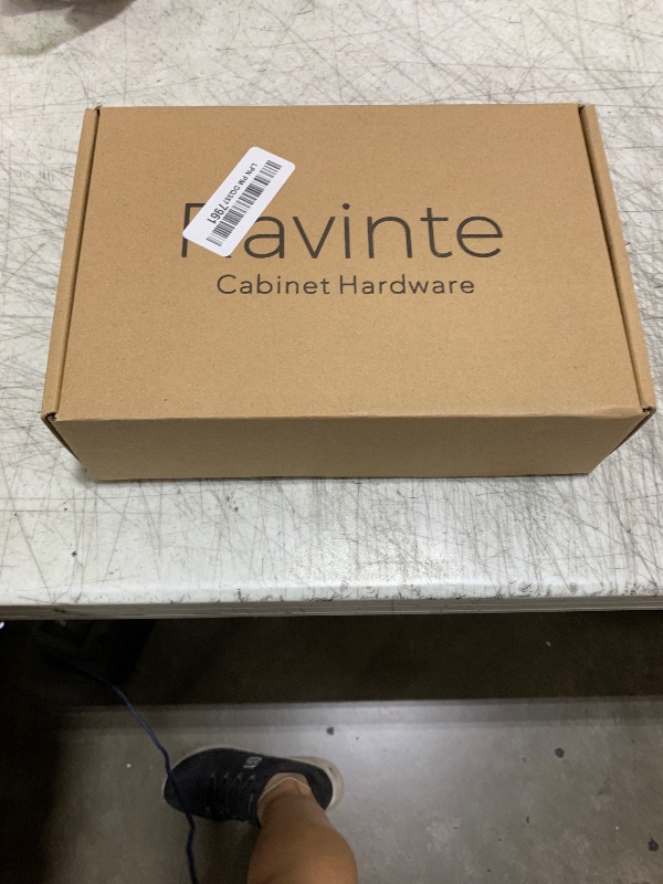 Photo 1 of Ravinte 50 Pack 25 Pairs 1/2" Overlay Cabinet Door Hinges Kitchen Black Semi-Concealed Hinges Face Mount Self-Closing Cabinet Hardware with Bumpers & Screwdriver