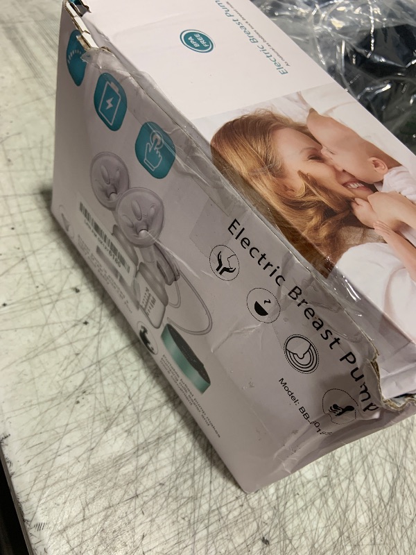 Photo 1 of MUOCOBU Electric Breast Pump, Breast Pump Electric Breastfeeding Pump 3 Modes 10 Levels Dual Rechargeable Nursing Double Breast Milk Pump Massage with Touchscreen LED