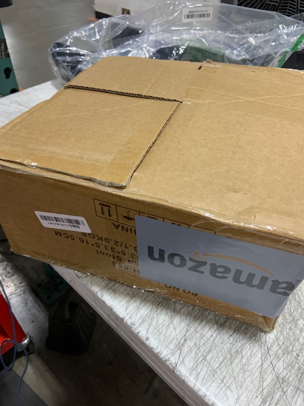 Photo 1 of ALeesing Velvet Vanity Stool Chair, Round Makeup Vanity Chair with Adjustable Metal Legs & Soft Padded Seat, Ottoman Foot Stool for Bedroom, Living Room, Entryway, Rose Red