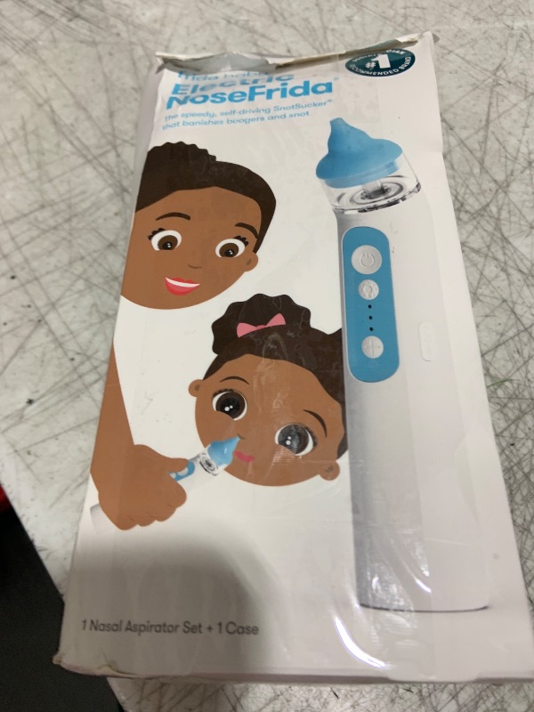 Photo 1 of Frida Baby Electric NoseFrida Nasal Aspirator for Baby, Nose Sucker for Baby & Toddler, Upgraded Nasal Aspirator for Congestion + Allergy Relief with 3 Suction Levels, 2 Silicone Tips, USB
