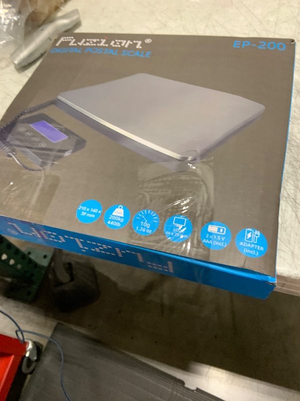 Photo 1 of Fuzion Shipping Scale for Packages Small Business - 440lb x 0.1lb Digital Postal Scale for Packages, Shipping Package Scale, Postage Scale, Postal Scale, Luggage Scale