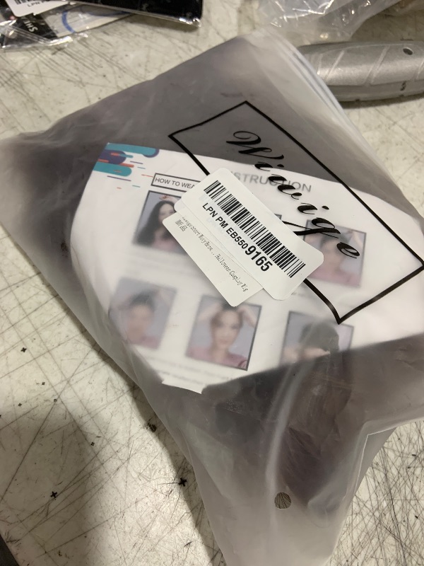 Photo 1 of Wiwige Short Wavy Brown Bob Wig for Women Synthetic Heat Resistant Side Part Halloween Cosplay Wig
