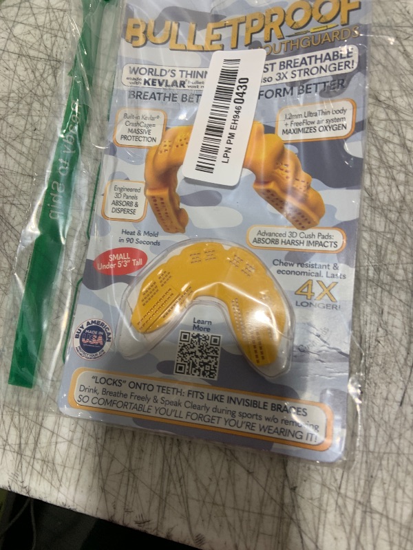 Photo 1 of Bulletproof: World’s Thinnest Most Breathable Mouthguard is 3X Stronger! MMA Football Basketball Hockey Lacrosse Rugby BJJ Boxing Sports Mouth Guard Grinding Teeth. Men Women Adult Youth Kids Braces