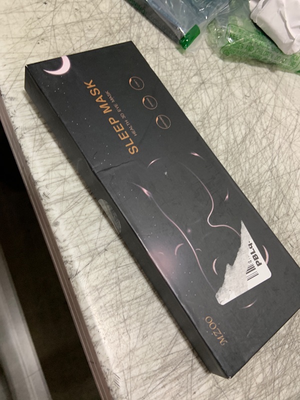 Photo 1 of MZOO Sleep Eye Mask for Side Sleeper Men Women, Zero Eye Pressure 3D Sleeping Mask, Light Blocking Patented Design Night Blindfold, Soft Eye Shade Cover for Travel, Black