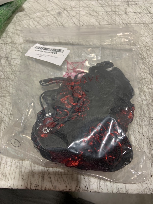Photo 1 of Avidlove Lingerie Womens Lingeries Naughty Lace Teddy Valentines Day Exotic Sexy Bodysuits Christmas (Red,M)