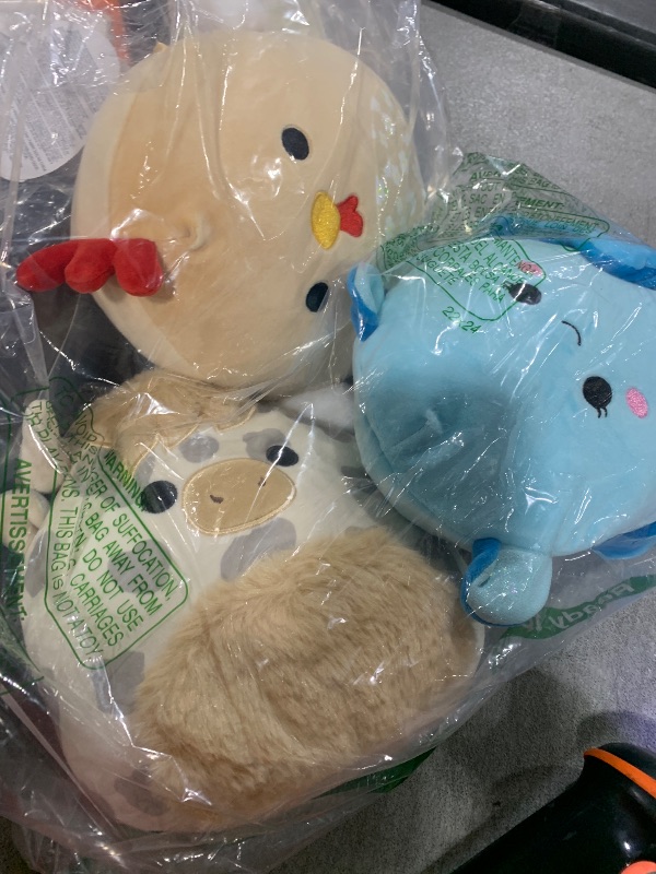 Photo 1 of Squishmallows Official Kellytoy 8" Plush Mystery Pack - Styles Will Vary in Surprise Box That Includes Three 8" Plush