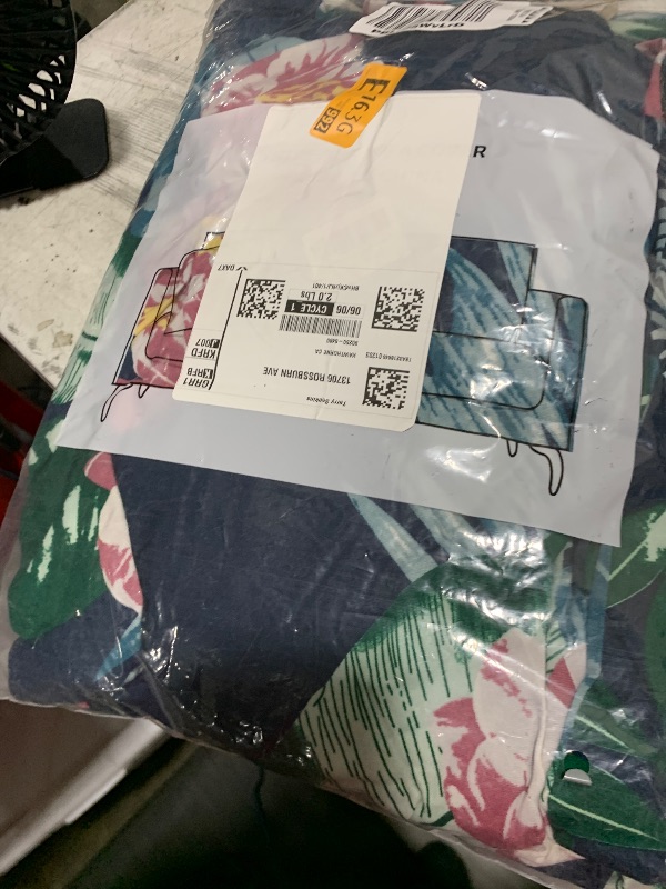 Photo 1 of HOOBUY Printed Sofa Cover Stretch Couch Covers Sofa Slipcovers for 3 Cushion Couch with Two Free Pillow Case RDYL (3 Seater/Large 2 Seater)