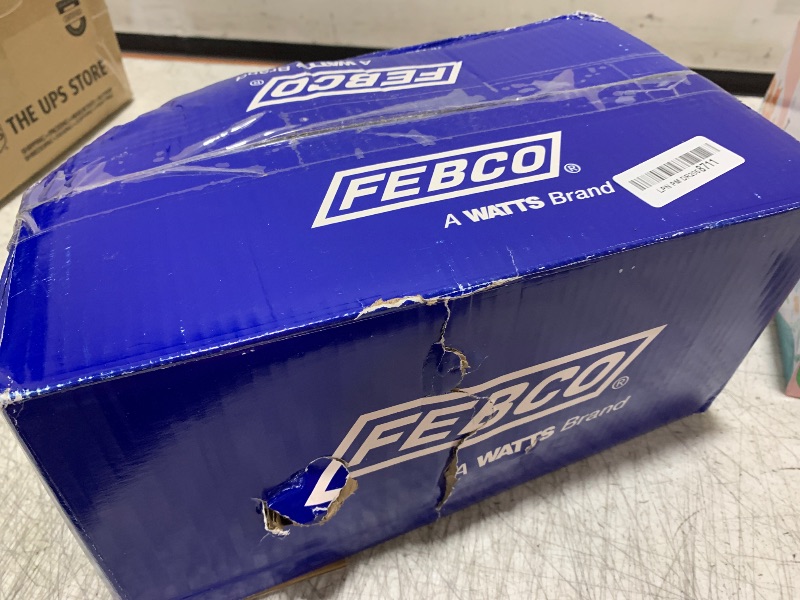 Photo 1 of Febco 825Y Series 1" Bronze Reduced Pressure Zone Backflow Preventer Assembly, Quarter Turn Shutoff, NPT End Connections, Y Pattern, Flood Sensor with SentryPlus Alert Technology for Relief Valve