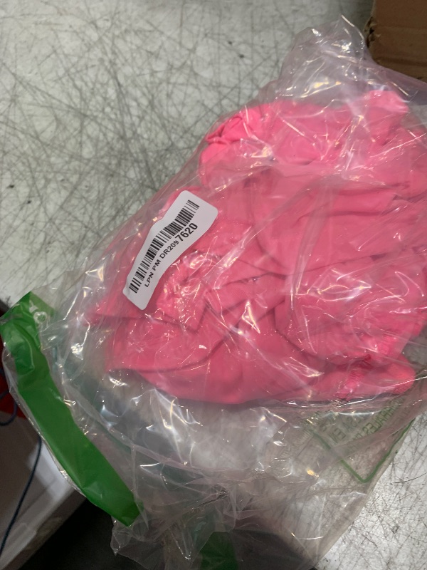Photo 1 of Girls Long Sleeve Shirt Hoodies SPF Active Tee Workout Running Yoga Pullover Tops with Thumb Holes neon Pink 5-6years