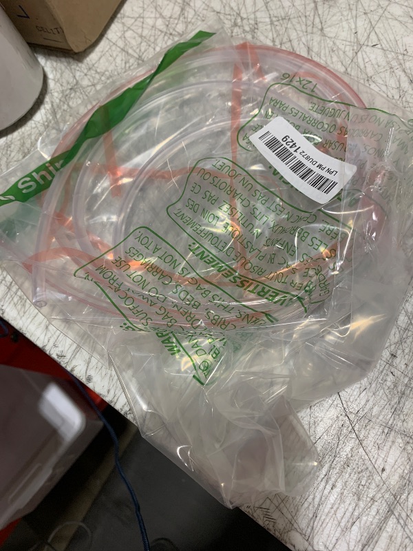 Photo 1 of CR Laurence Shower Door Translucent Vinyl Bulb Seal with Pre-Applied Tape for 7/32" Gap (1/4" and up Thick Glass)