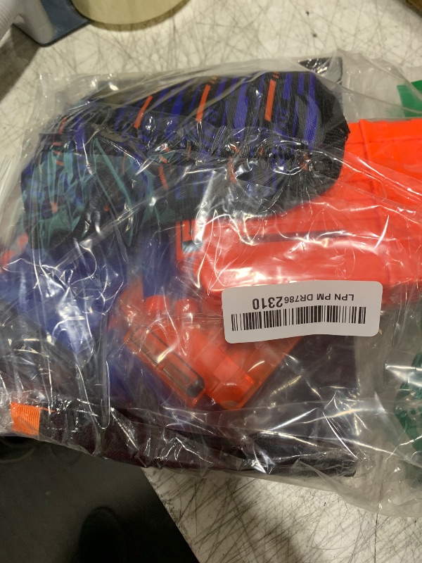 Photo 1 of surper 4 Pack Tactical Mask Compatible with Nerf Rival, Apollo, Zeus, Khaos, Atlas, Artemis Blasters Rival Mask, 20CM, 2Red&2Blue