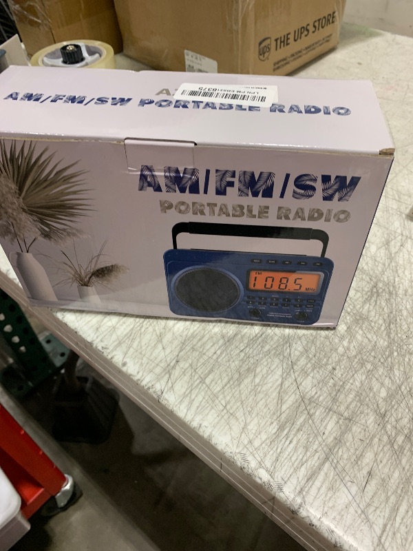 Photo 1 of Digital AM FM Shortwave Radio with Best Reception,4000mAh Rechargeable Portable Radio with NOAA Weather Alert, Big Speaker, Digital Tuner and Stereo Earphone,Support Micro SD Card and USB MP3 Player