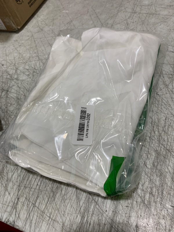 Photo 1 of Amazon Basics Standard Pillowcase with Zipper, 100% Cotton Hypoallergenic, Pillow Protector, White (27 x 21 Inches), Pillows Not Included