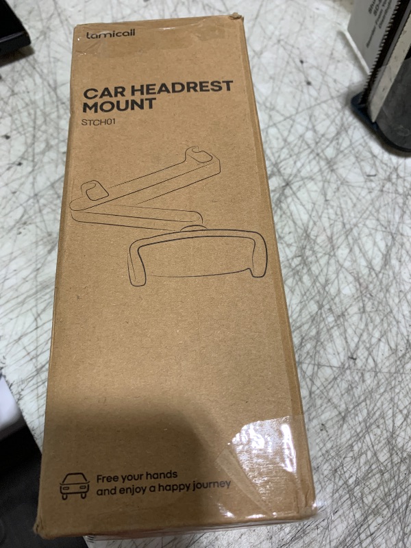 Photo 1 of Lamicall Car Headrest Tablet Holder - [Lockable] [3 in 1 Extension Arm] Upgrade Tablet Mount for Car Backseat, Road Trip Essentials for Kids, for iPad Pro, Air, Mini, Galaxy, Fire HD, 4.7-13" Tablets