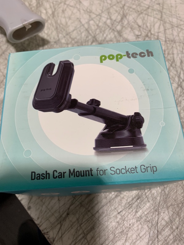 Photo 1 of pop-tech Car Phone Mount for Pop Socket: Suction Cup Cell Phone Holders for Automobile Dashboard Windshield Window - Dash Mounted Cellphone Stand Black Fits Thick Socket Wallet Grip for iPhone Samsung