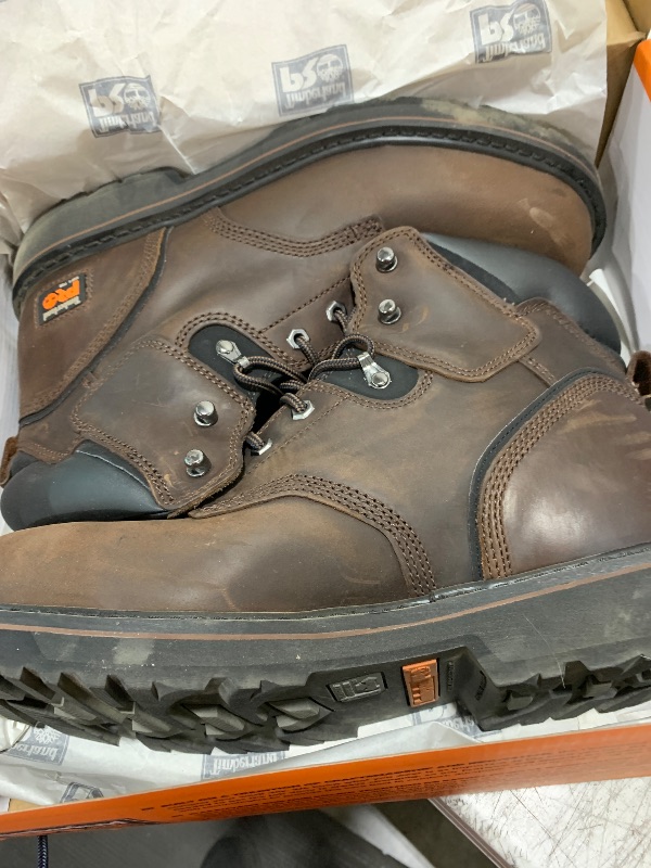 Photo 1 of Timberland PRO Men's Pit Boss 6 Inch Soft Toe Industrial Work Boot, Brown-2024 New, 12