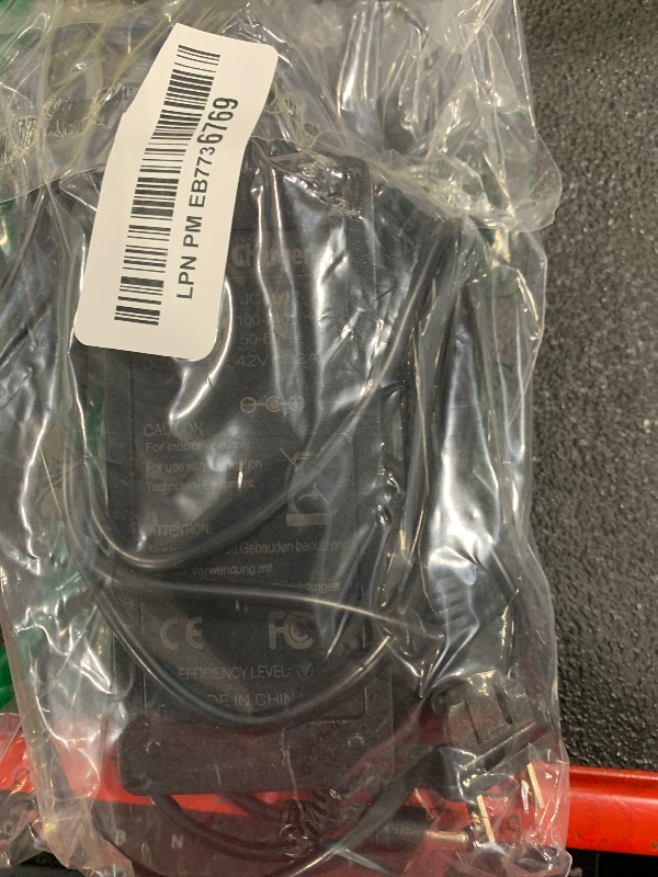 Photo 1 of 42V 2A Electric Scooter Charger for GOTRAX GXL V2, G4, G3, G2, XR Elite, XR Ultra, Apex, Glider Charger Power Cord