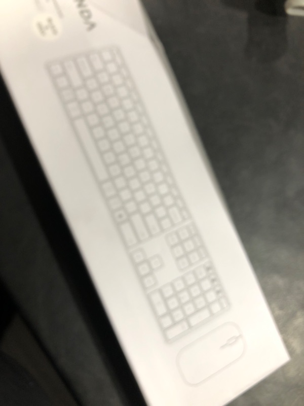 Photo 1 of seenda Wireless Bluetooth Keyboard and Mouse Combo (USB + Dual BT), SKM64-3 Multi-Device Rechargeable Slim Keyboard and Mouse, Compatible for Win 7/8/10, MacBook Pro/Air, iPad, Tablet - Black Gray