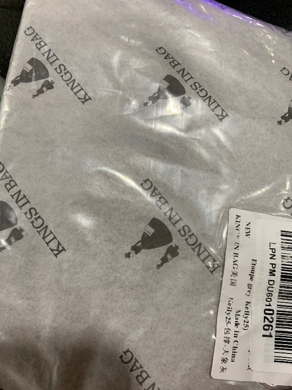 Photo 1 of KINGS IN BAG Purse Pillow Insert Compatible with Kelly Bags, Handbag Filler with Soft Satins for Luxury Bags, Soft Purse Inner Pillow with Memory Foam for Handbag Storage (Etoupe Grey, KE 25 Sellier)