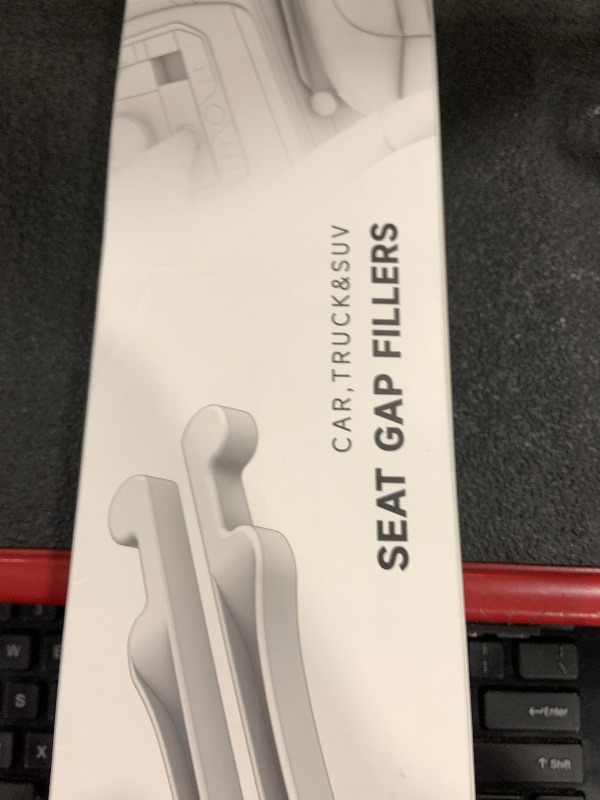 Photo 1 of Car Seat Gap Filler Set of 2, Soft Foam Multifunctional Seat Side Gap Filler with Organizer & Hook Function, 3in1 Gap Stopper Universal Fit Car SUV Truck Fill The Gap Between Seat & Console