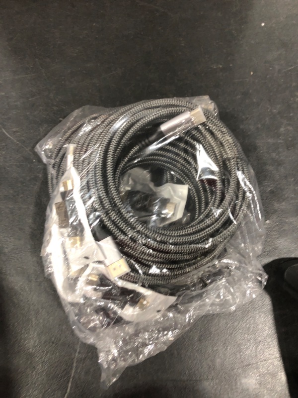Photo 1 of 4K DisplayPort to HDMI Cable - 20FT, High Speed Active, Supports 4K@60Hz, 2K@120Hz, 1080P for HDTV, Monitor, Projector