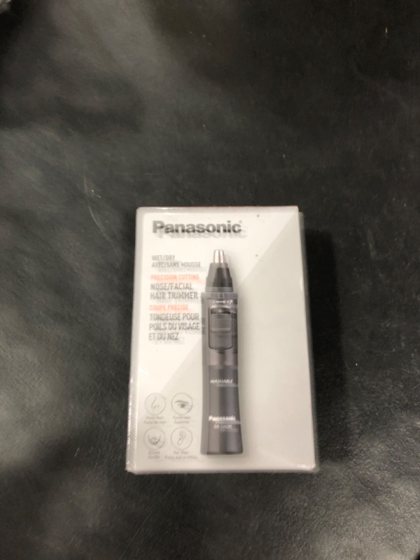 Photo 1 of Panasonic Men’s Ear and Nose Hair Trimmer, Wet Dry Hypoallergenic Dual Edge Blade - ER-GN30-H