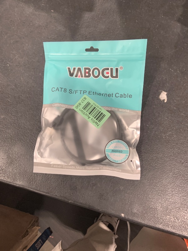 Photo 1 of Cat 8 Ethernet Cable, 1.5Ft 3Ft 6Ft 10Ft 15Ft 20Ft 30Ft 40Ft 50Ft 60Ft 100Ft Heavy Duty High Speed Internet Network Cable, Professional LAN Cable Shielded in Wall, Indoor&Outdoor