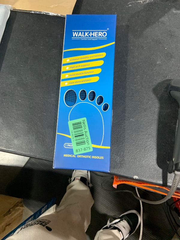 Photo 1 of Inserts Relieve Plantar Fasciitis - Flat Feet Insoles Arch Supports, Orthotic Insoles for Foot Pain Arch Pain Reduce Muscle Fatigue Absorb Shock (Mens 6-6 1/2 | Womens 8-8 1/2)
