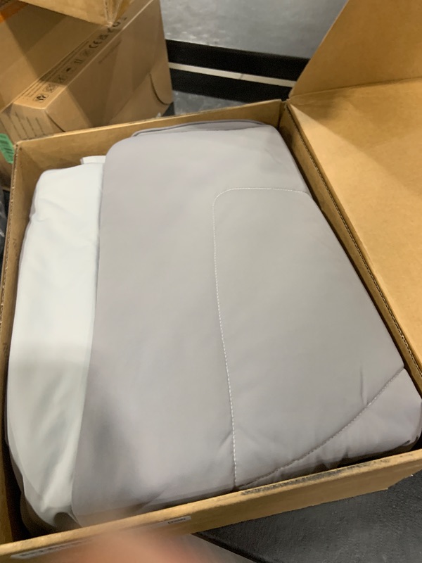 Photo 1 of REST® Evercool® Cooling Comforter, Full/Queen, Blanket for Hot Sleepers, All Season Bedding to Keep Cool for Night Sweats, Breathable Lightweight Blanket, 90"x90" Inches, Cool Gray