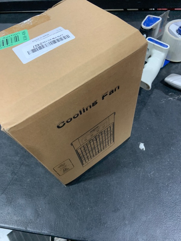 Photo 1 of Portable Air Conditioners, Dual Motor & Fan Blades Evaporative Air Cooler with Remote, 3 Speeds & 3 Mist, Colorful Night Light Cooling Fan with 2-8H Timer, Personal AC Unit for Bedroom Office