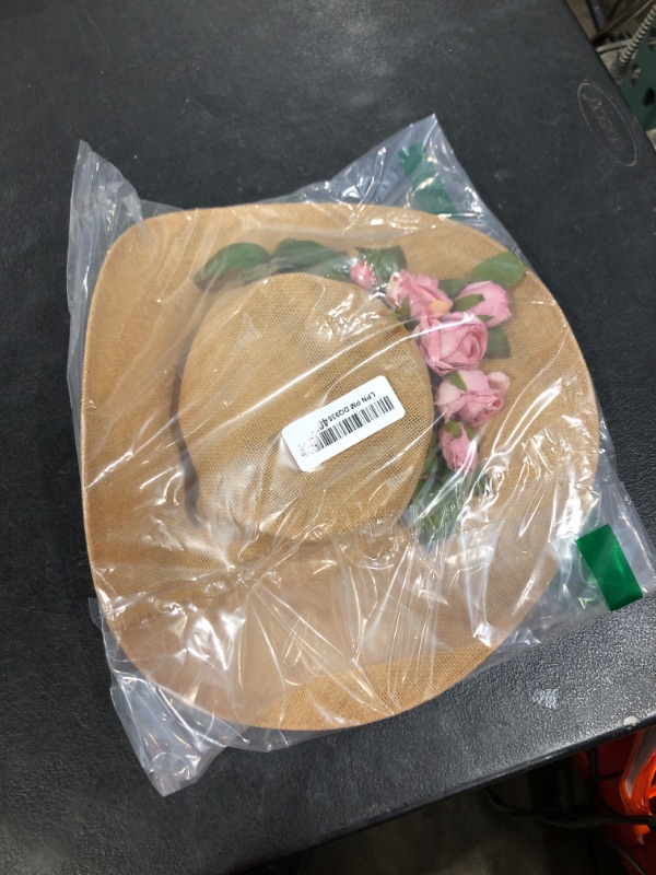 Photo 1 of COSDREAMER Victorian Hat Womens Girls Tea Party Hats Vintage Flowers Flat (B)