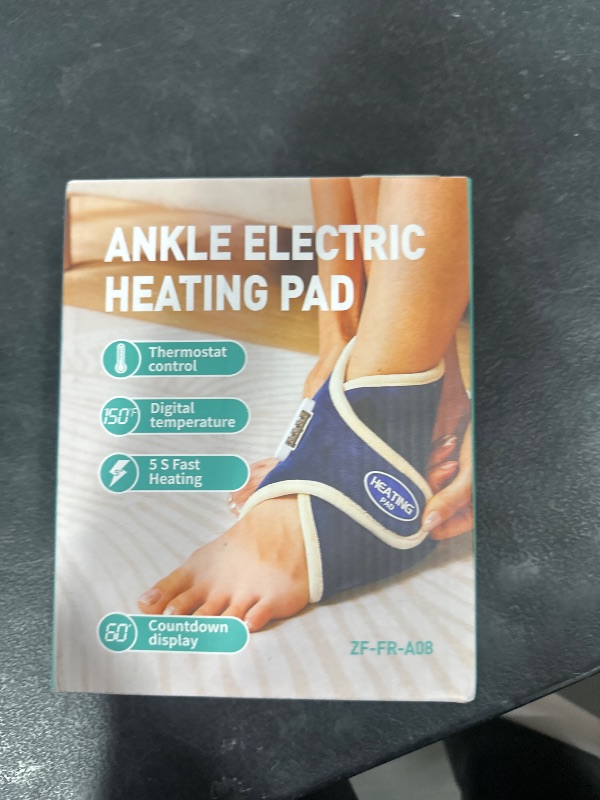 Photo 1 of CAMECO Electric Heating Pad for Achilles Tendinitis, Plantar Fasciitis - Auto Shut Off, Adjustable 86°F-158°F for Pain Relief