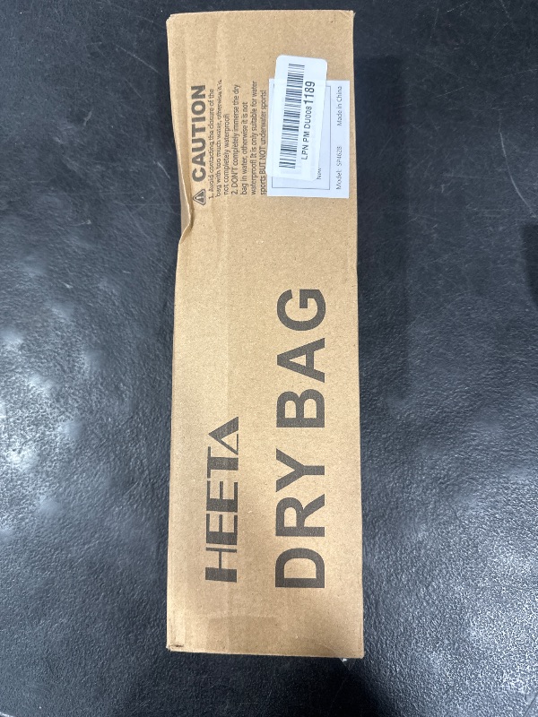Photo 1 of HEETA Dry Bag Waterproof for Women Men, Roll Top Lightweight Dry Storage Bag Backpack with Phone Case for Travel, Swimming, Boating, Kayaking, Camping and Beach (Transparent Blue, 5L)