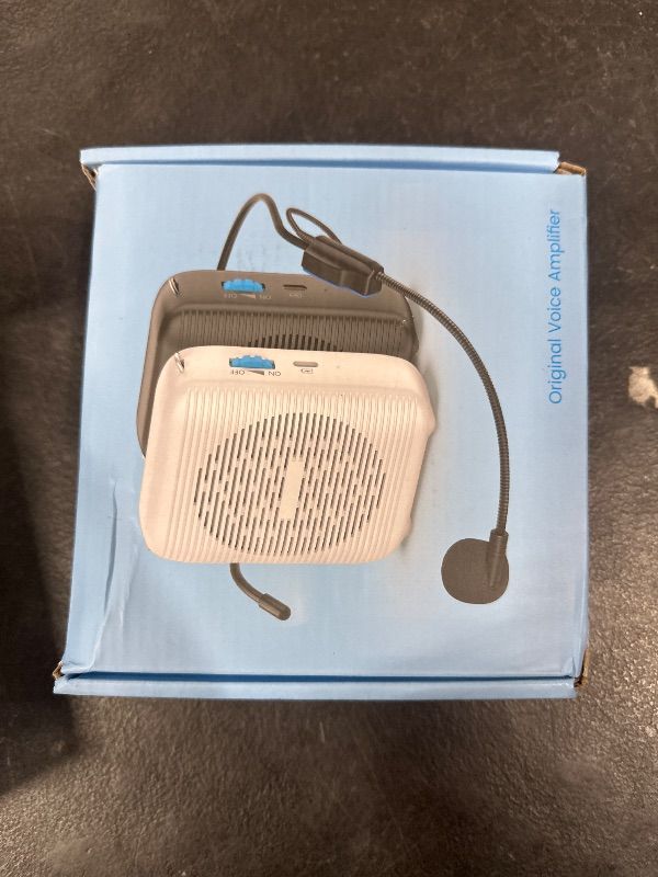Photo 1 of (Black) Portable Rechargeable Voice Amplifier for Teachers, Coaches, Tour Guides, presentations, and Meetings with a Large Number of attendees