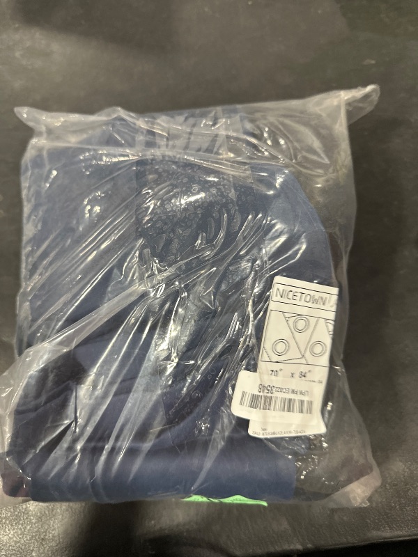 Photo 1 of NICETOWN 100% Blackout Cold Blocking Patio Sliding Door Curtain, Wide Lined Drape, Keep Warm Drapery, Sliding Glass Door Panel for Night Shift?Navy Blue, 1 Panel, 70 inches Wide x 84 inches Long