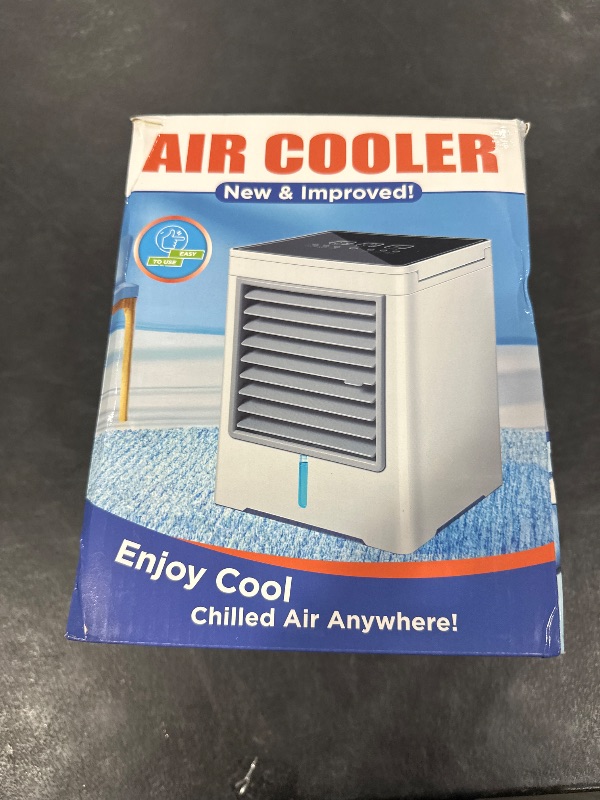 Photo 1 of Portable Air Conditioners, Personal Evaporative Air Cooler with 3 Wind Speeds Touch Screen Small Air Conditioner Fan, Desktop Cooling Fan for Room, Bedroom, Office, Camping